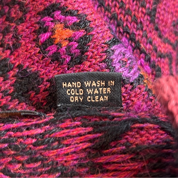 Dakota Cardigan 100% Alpaca Hand Loomed in Bolivia Women’s Size S Button Closure - Picture 9 of 10